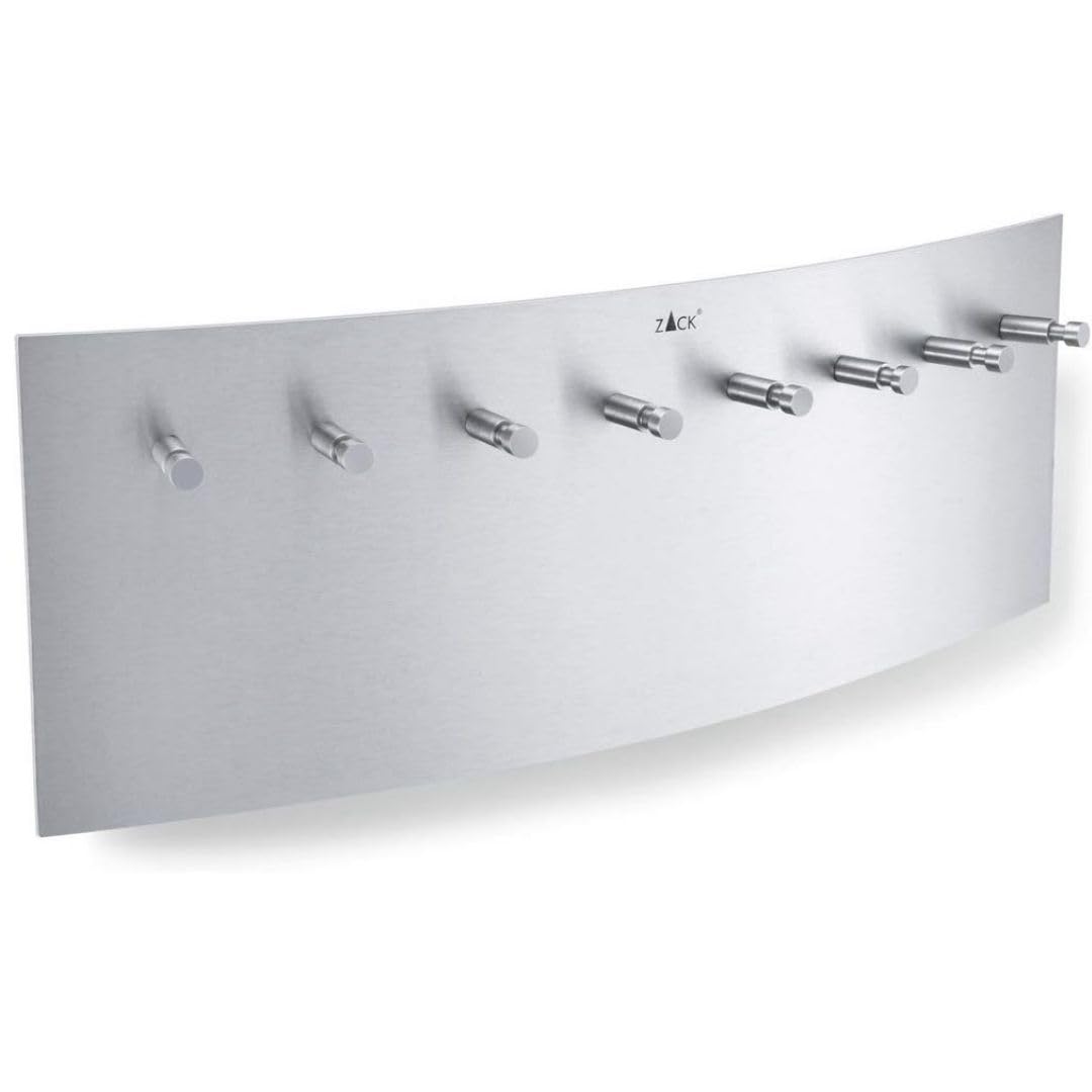 ZACK 50579 "ERGO" Schlüsselbrett, Edelstahl matt,35 cm Single, Single