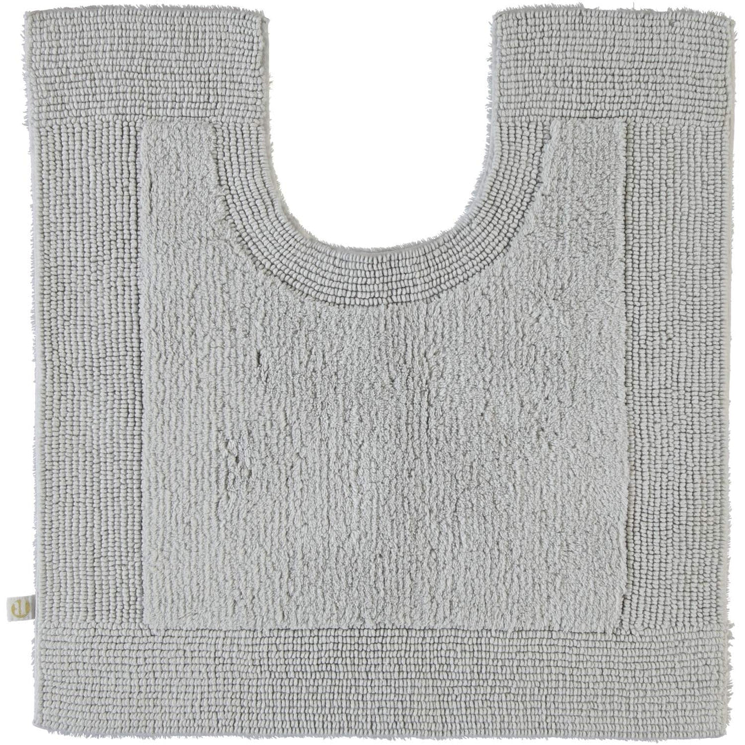 RHOMTUFT 4515316078 Badteppich mit Aussparung Prestige 60 x 60 cm, Aqua 60 x 60 cm WC-Vorleger mit A