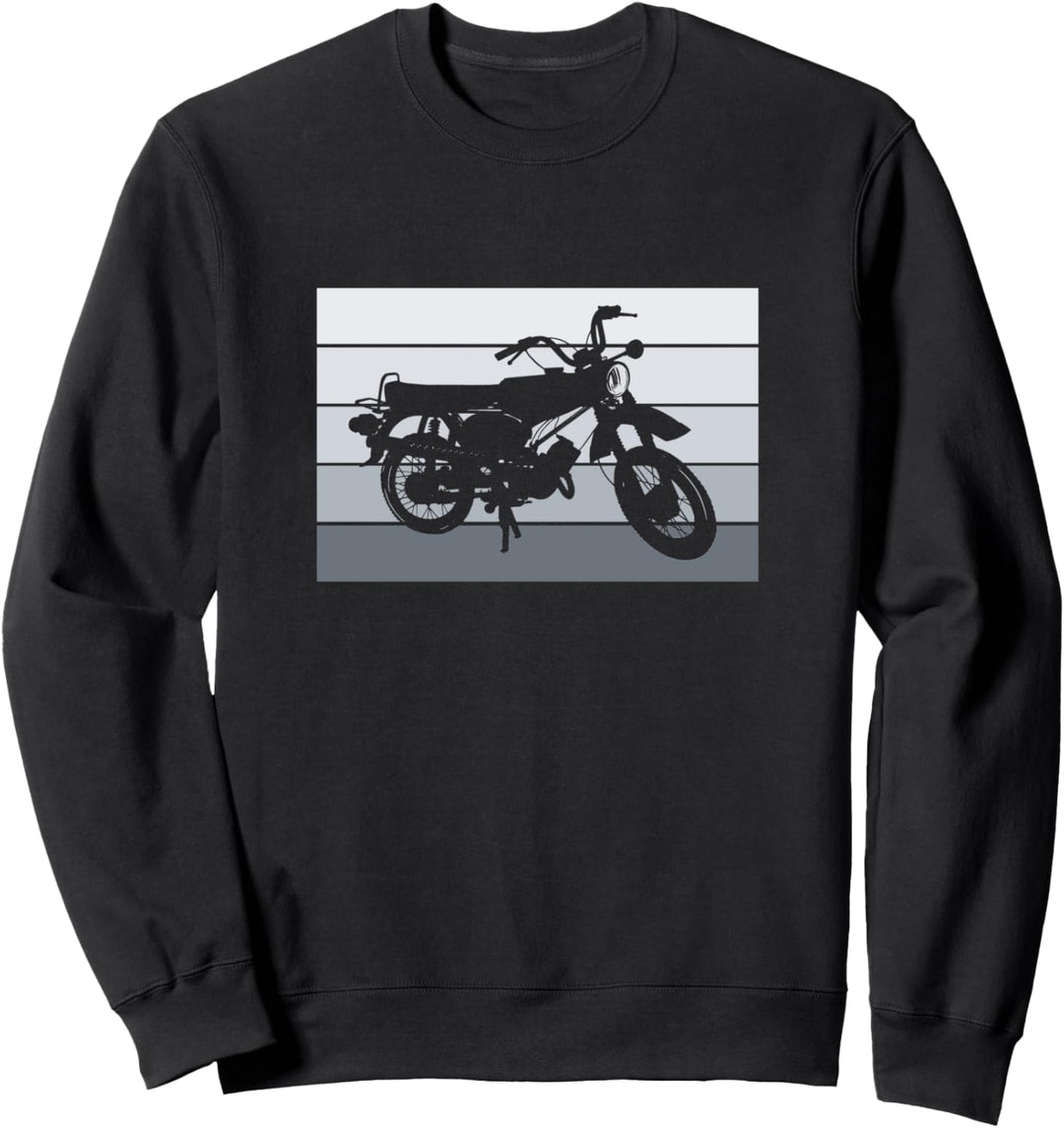 Simson DDR Moped Zweitakt S51 Vintage Grafik Sweatshirt