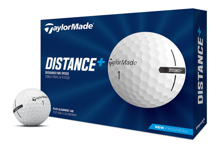 2021 TaylorMade Distance+ Golfbälle Weiss/opulenter Garten Distance+ Golfbälle, Weiss/opulenter Gart