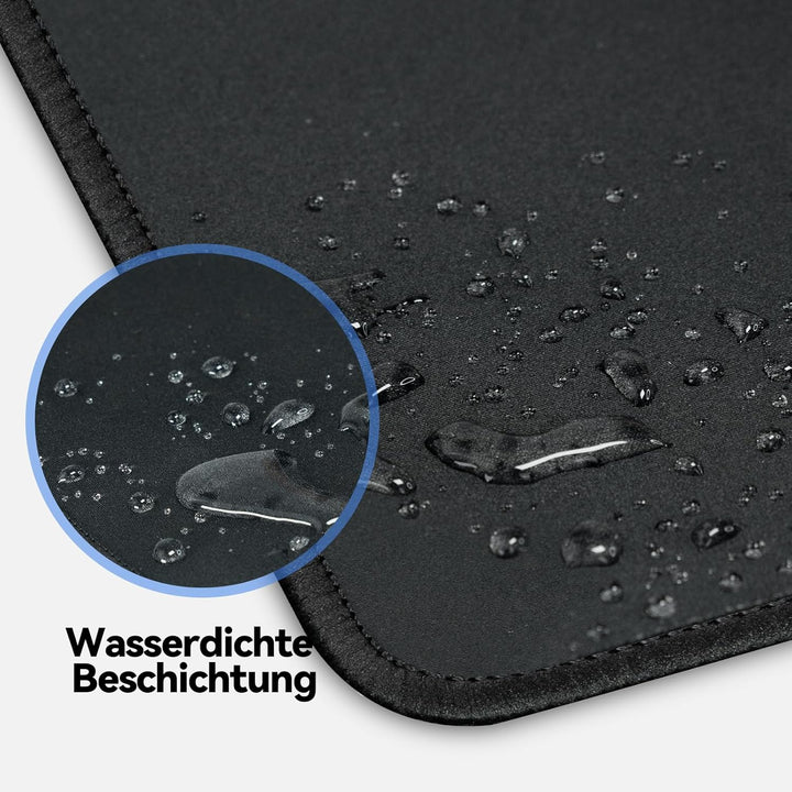 TECKNET Mauspad, 3 Pack Mousepad 280 x 210 mm, wasserdichte Gaming Mauspad Mausmatte mit vernähte Ka