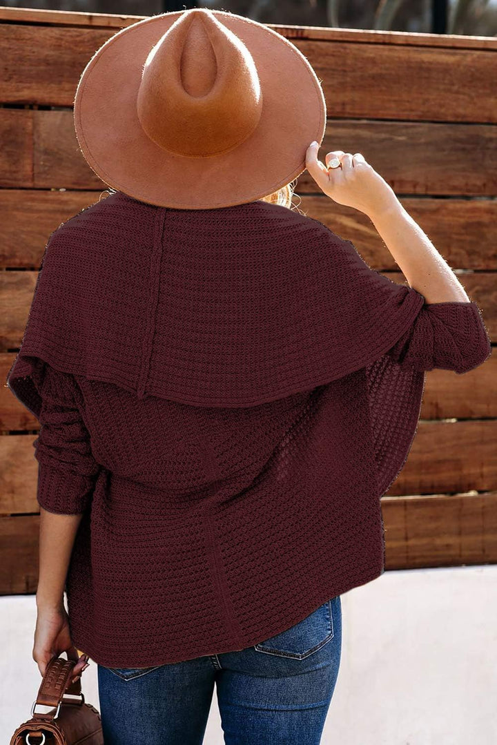 Strickjacke Damen Grobstrick Strickmantel strickcardigan Lange Damen Herbst Winter Casual Open Front