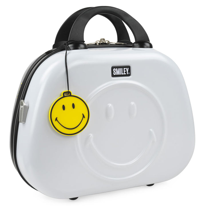 Smiley Originals - Kosmetikkoffer Hartschale Gross, Beautycase Damen, Trolley & Handgepäck Koffer: B