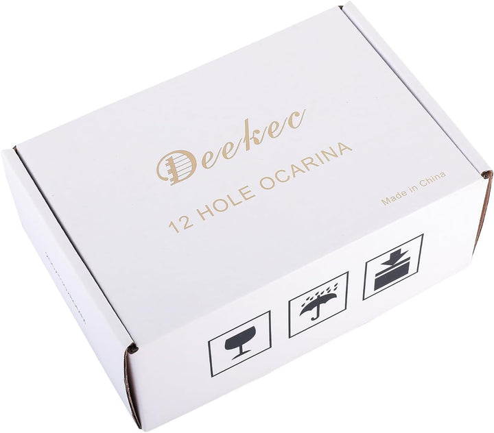 Deekec Zelda Ocarina 12 Loch Alto C mit Songbuch (Songs From the Legend of Zelda) mit Displayständer