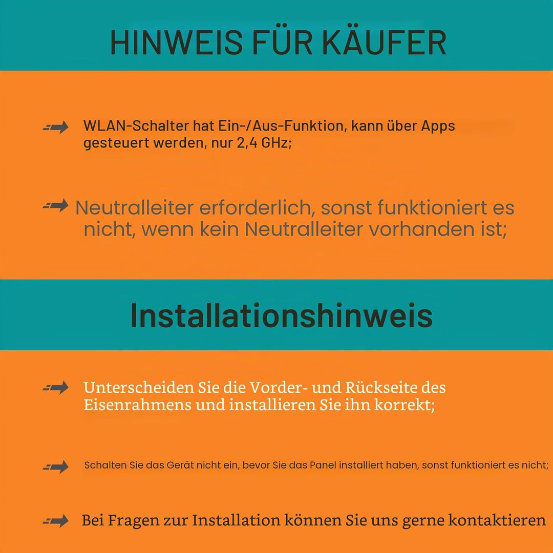 BSEED Doppelschalter Smart Alexa Lichtschalter aus Glas, WiFi Touch Wandschalter 1 Fach 1 Weg (Neutr