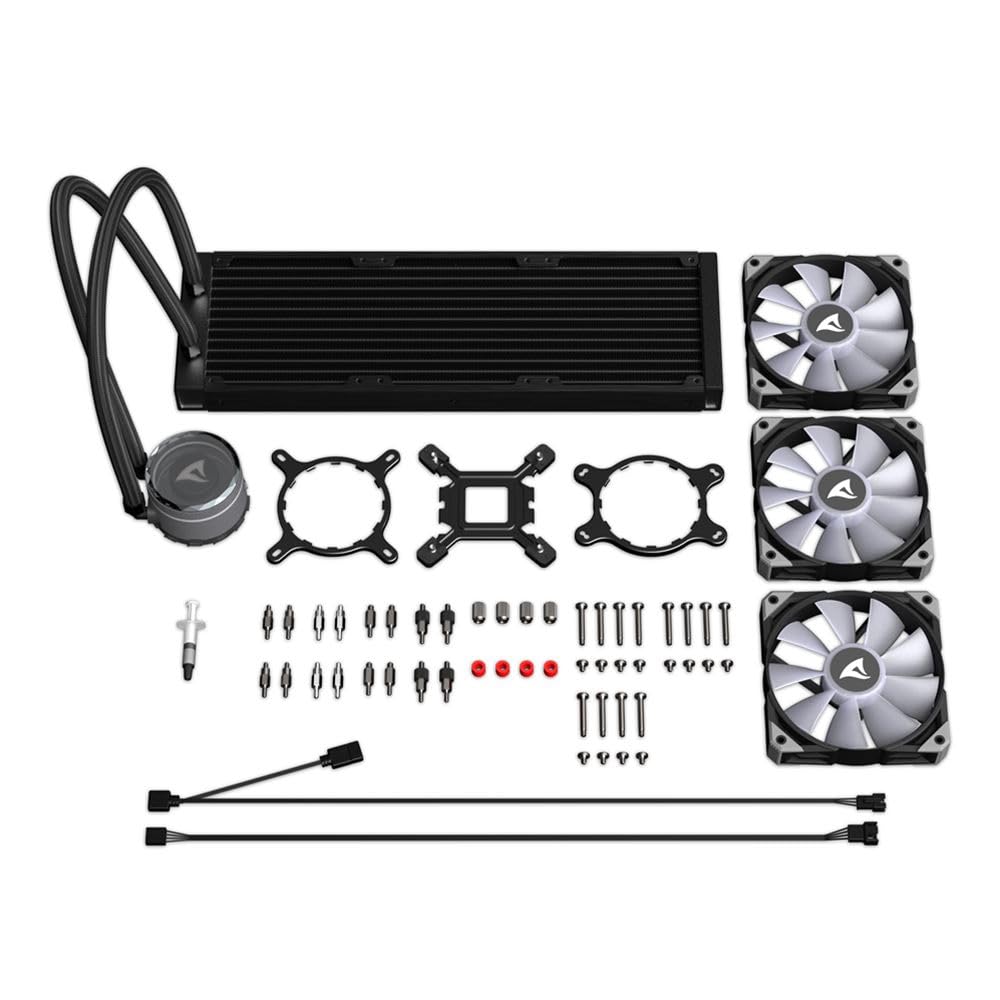 Sharkoon S90 RGB, AIO Wasserkühlung, Typ 360