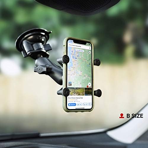 RAM MOUNTS Twist-Lock-Saugnapffuss mit Ball
