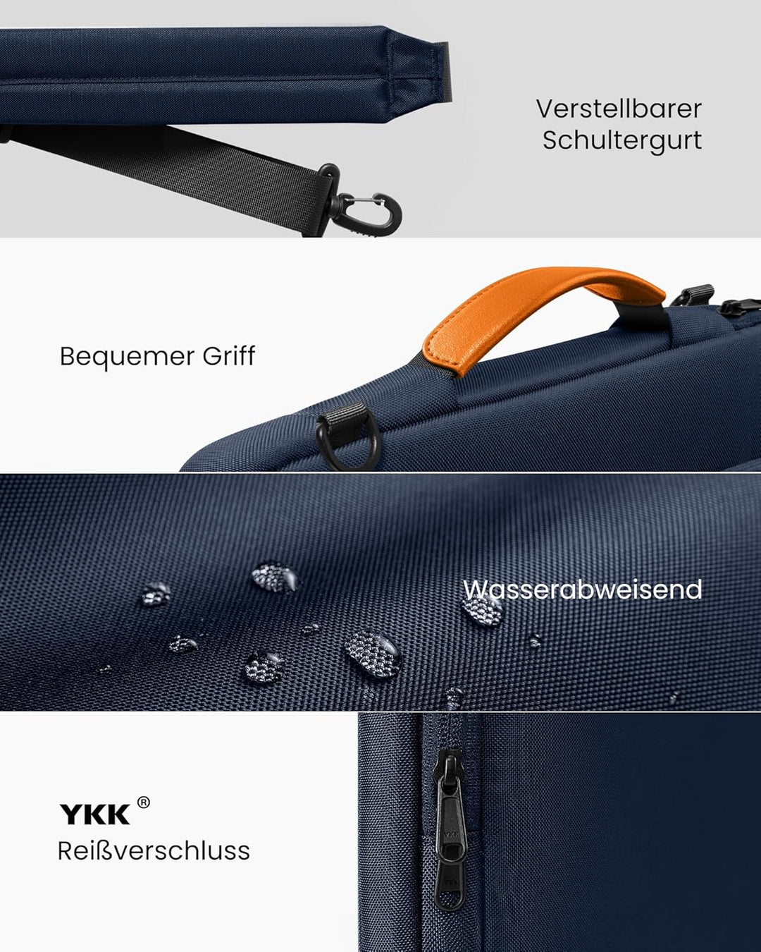 tomtoc 360° Laptop Tasche Hülle für 13 Zoll MacBook Air M5 2026, M4/A3240 2025, M3/M2/M1, 13" MacBoo