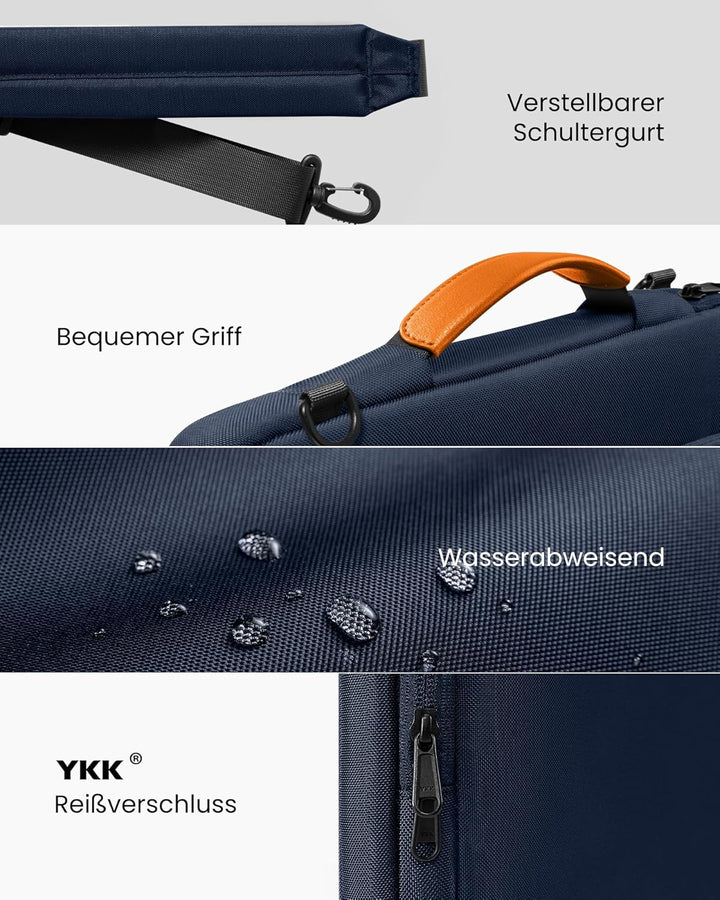 tomtoc 360° Laptop Tasche Hülle für 13 Zoll MacBook Air M5 2026, M4/A3240 2025, M3/M2/M1, 13" MacBoo
