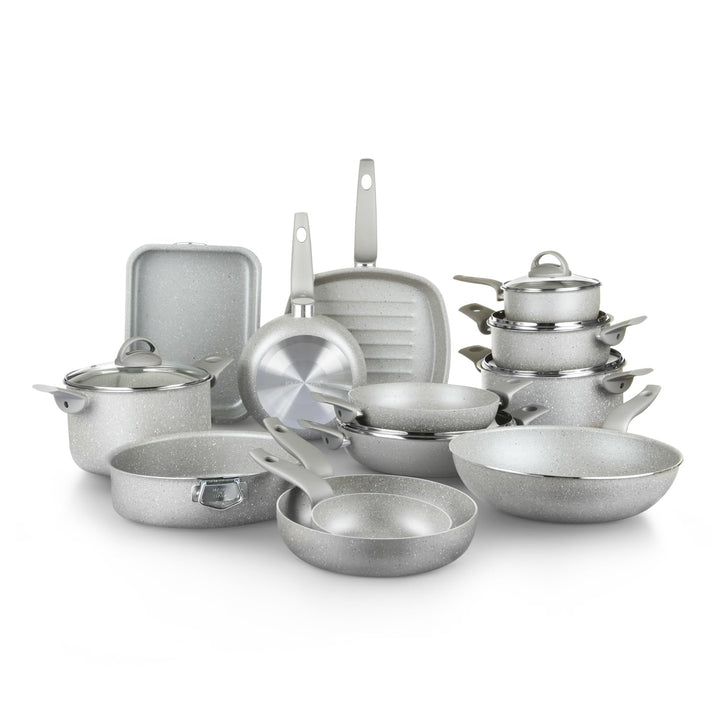 KASANOVA Topf-Set für herkömmliche Kochfelder, antihaftbeschichtetes Topf-Set, Kochgeschirr, gesunde