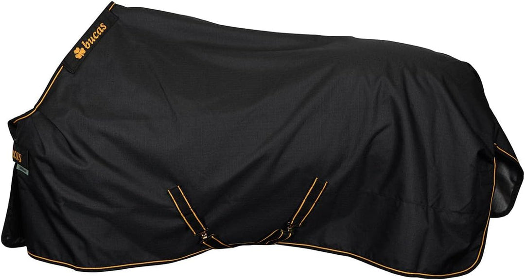 Bucas Irish Turnout Medium 150g Classic - black/gold, Groesse:130