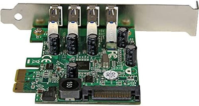 StarTech.com 4 Port PCI Express USB 3.0 SuperSpeed Schnittstellenkarte mit UASP - SATA Strom - PCIe