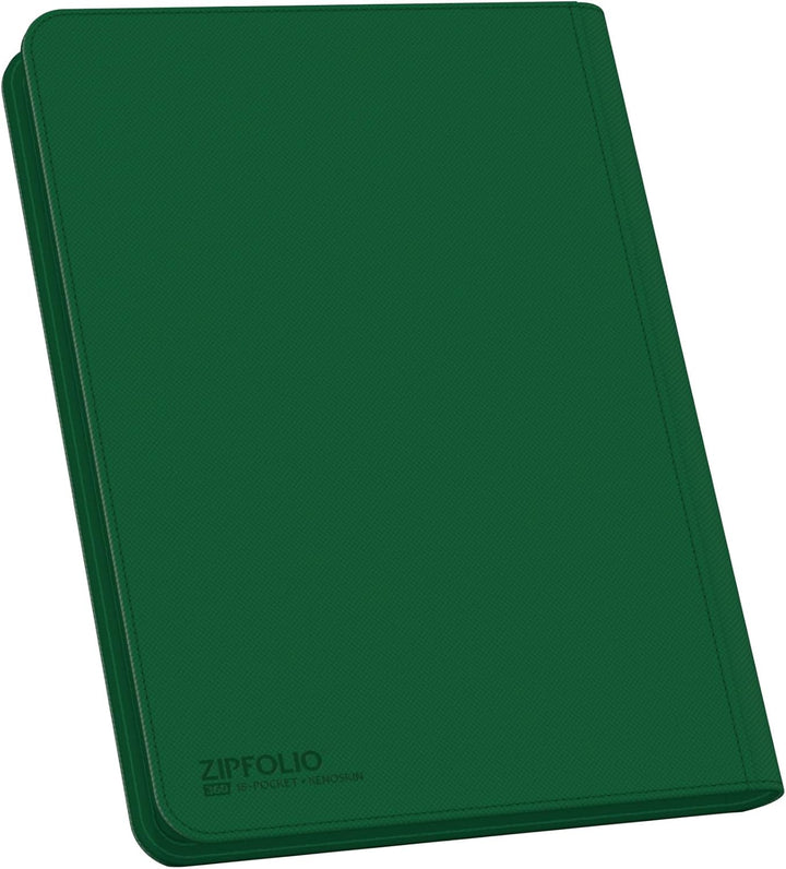 Ultimate Guard Zipfolio 360-18-Pocket XenoSkin Grün, Grün