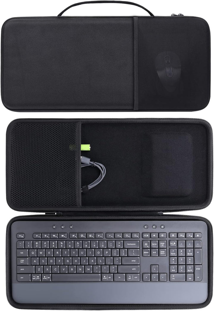 co2CREA Hülle für Logitech Signature K650 Comfort Kabellose Tastatur und Maus - Schutzhülle Case Tas