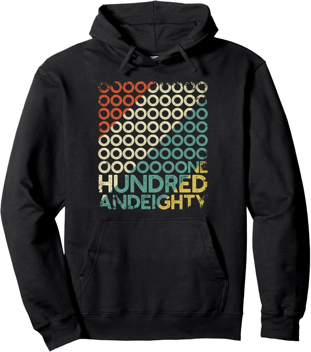 Retro Onehundredandeighty 180 Triple 20 Lustiges Darts Pullover Hoodie