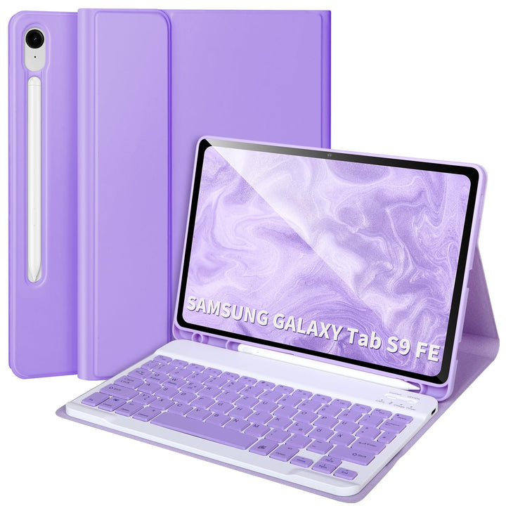 Tastaturhülle für Samsung Galaxy Tab S10 Lite/S10 FE/S9 FE/ S9,11 Zoll, 2025/2023, abnehmbare drahtl