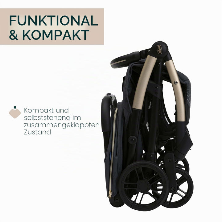 Chicco Kinderwagen Goody XPlus,von 0 Monaten bis 4 Jahren (22 kg),Einhandverschluss, lässt sich mit
