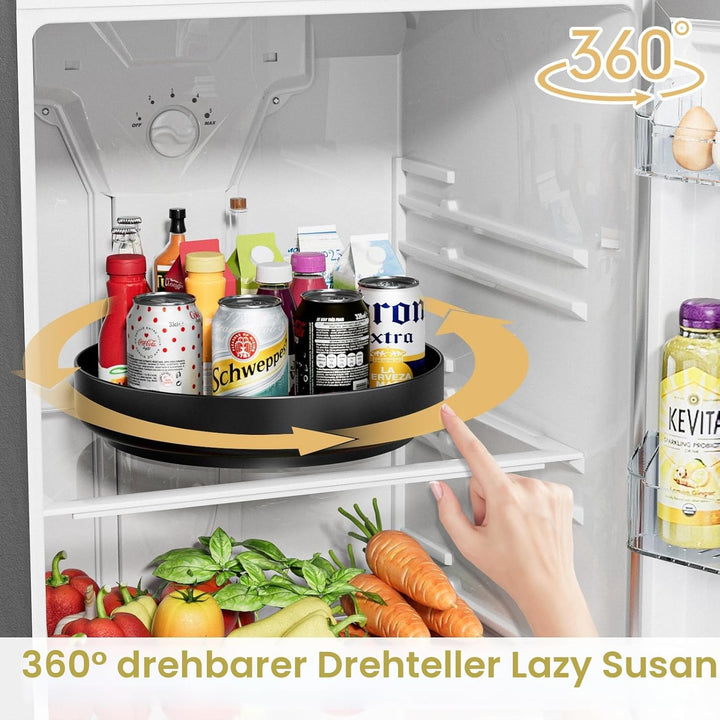 EKNITEY Lazy Susan Drehteller 33 cm küchen drehteller Organizer Organizer drehbar kühlschrank küche