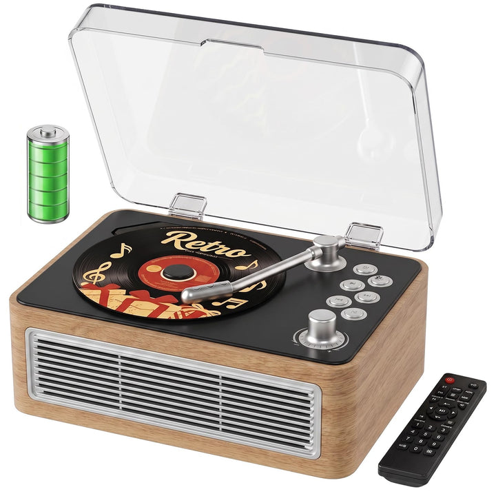Gueray Tragbarer CD Player Bluetooth CD-Player mit Lautsprecher & Radio & Fernbedienung Unterstützt