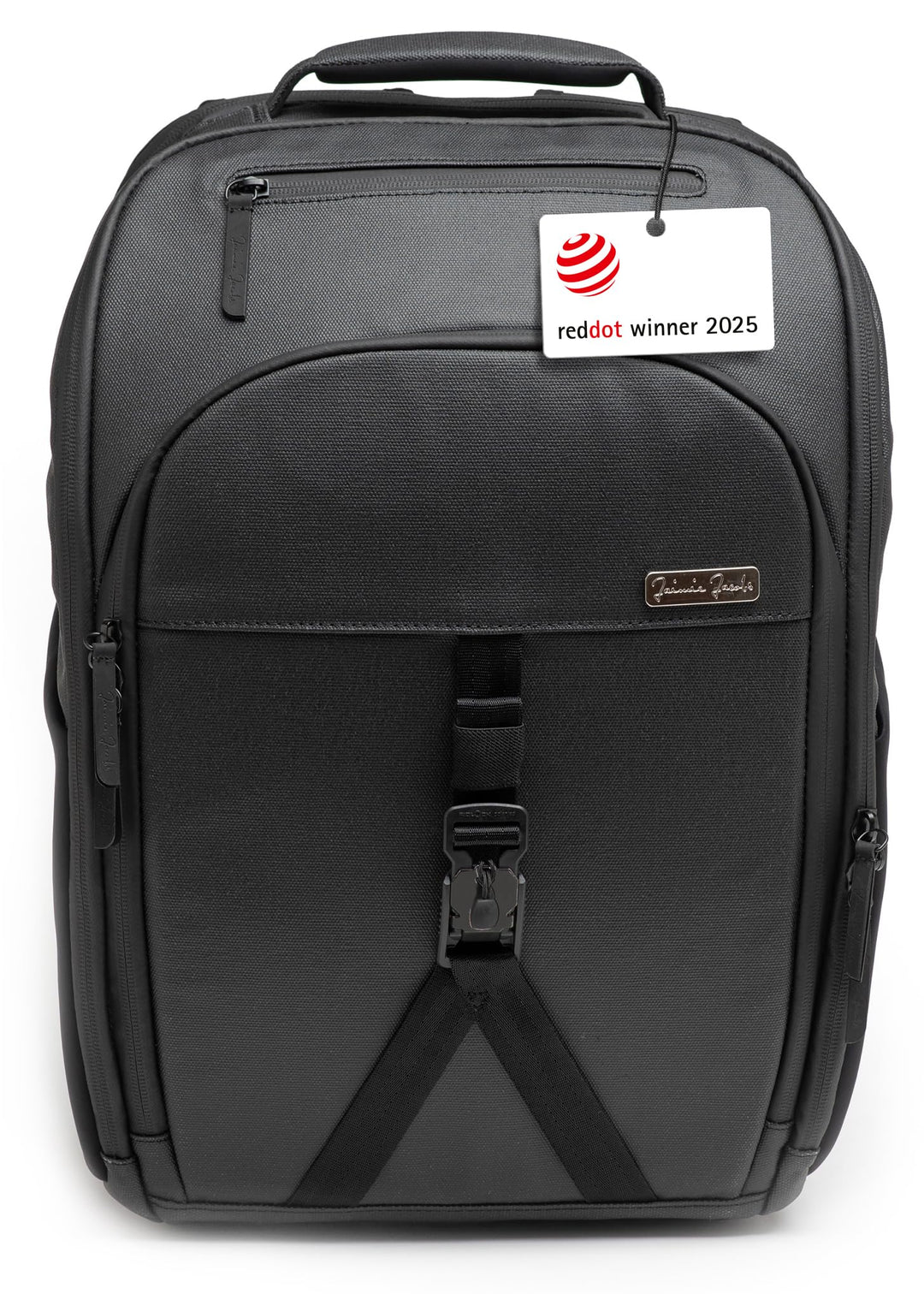 Jaimie Jacobs Smarter Daypack Business Rucksack mit Laptoptasche bis zu 16,1 Zoll Kofferfunktion erw