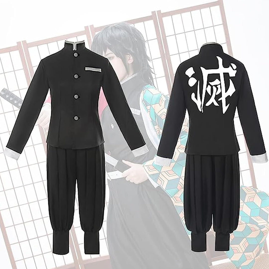CR ROLECOS Kanroji Mitsuri Cosplay Kostüm Tomioka Giyuu Vollständiger Satz Kostüm Anime Tokitou Muic