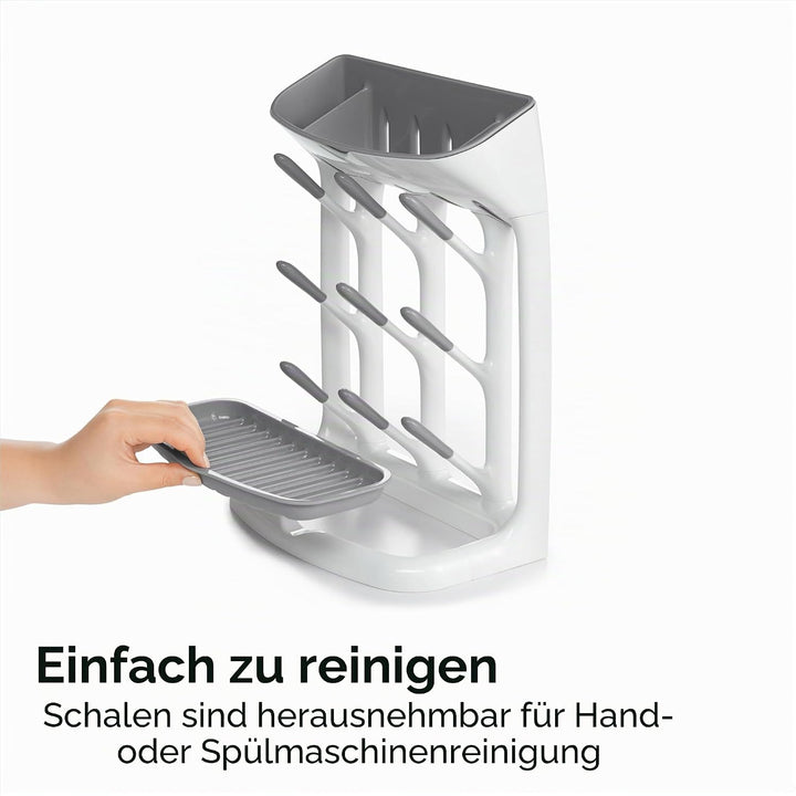 OXO Tot Space Saving Abtropfgestell Babyflaschen Silikon Kunststoff Acrylnitril-Butadien-Styrol, Bab