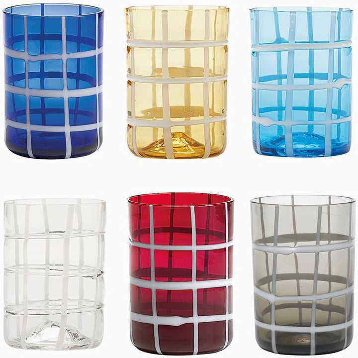 Zafferano Twiddle Tumbler Set 6 Wassergläser