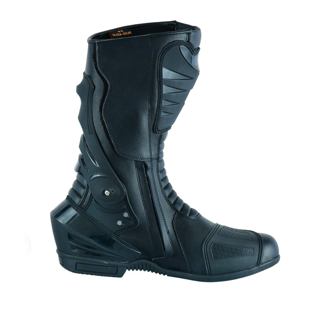 Jet Motorradschuhe Motorradstiefel Motorrad Sportstiefel Herren Protektoren Wasserdicht Leder 41 EU