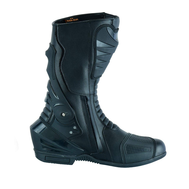 Jet Motorradschuhe Motorradstiefel Motorrad Sportstiefel Herren Protektoren Wasserdicht Leder 41 EU