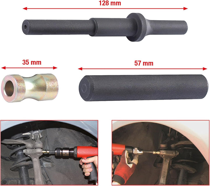KS Tools 700.5635 Klemmschrauben-Austreiber-Satz, 3-tlg.