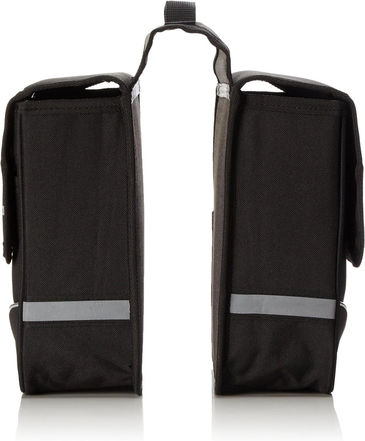 Haberland Kim Doppeltasche 28 x 28 x 11 cm Schwarz, 28 x 28 x 11 cm Schwarz