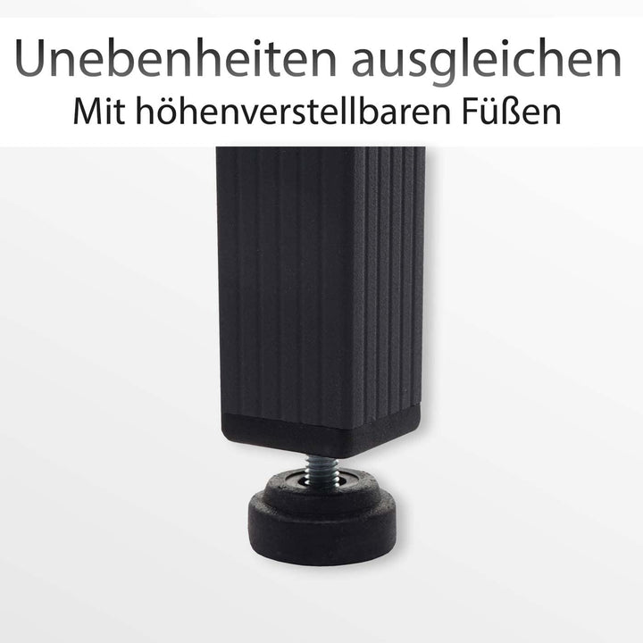 Mendler Verkleidung für Klimaanlage/Wärmepumpe HWC-K58, Abdeckung Schutzgitter Pflanzenregal, Metall