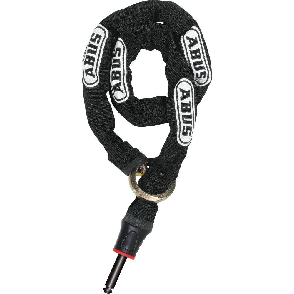 ABUS Rahmenschloss-Einsteckkette - Adaptor Chain 6KS + Schlosstasche ST5950 - 6 mm starke Kette - Lä