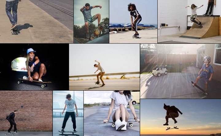 meteor Fancy Board Vintage Mini Cruiser Complete Echtholz Kanadisches Ahorn Skateboard Ridge Mini Sk