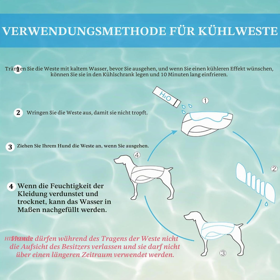 Sommer Hund Kühlweste Geschirr Atmungsaktive Mesh Hund Kühler Jacke Kühle Bequeme Hundemantel Einste