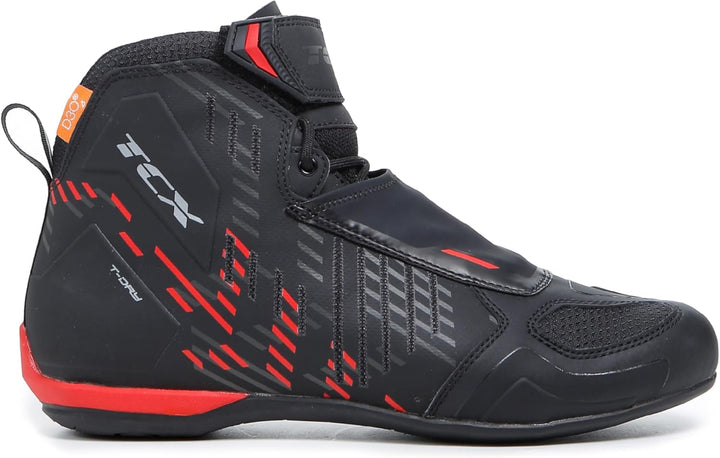TCX Herren R04d WpWasserdichte Motorradschuhe für Herren, T-DRY Membran Zertifikat, Schnürsenkel und