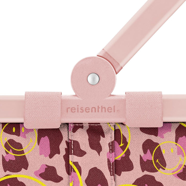 reisenthel carrybag smiley leo blush – Stabiler Einkaufskorb mit viel Stauraum und praktischer Innen
