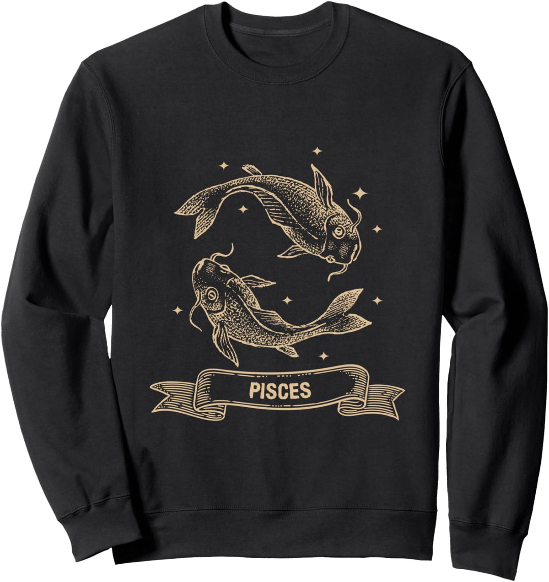 Fische Sternzeichen Geschenk Männer Frauen Kinder Sweatshirt