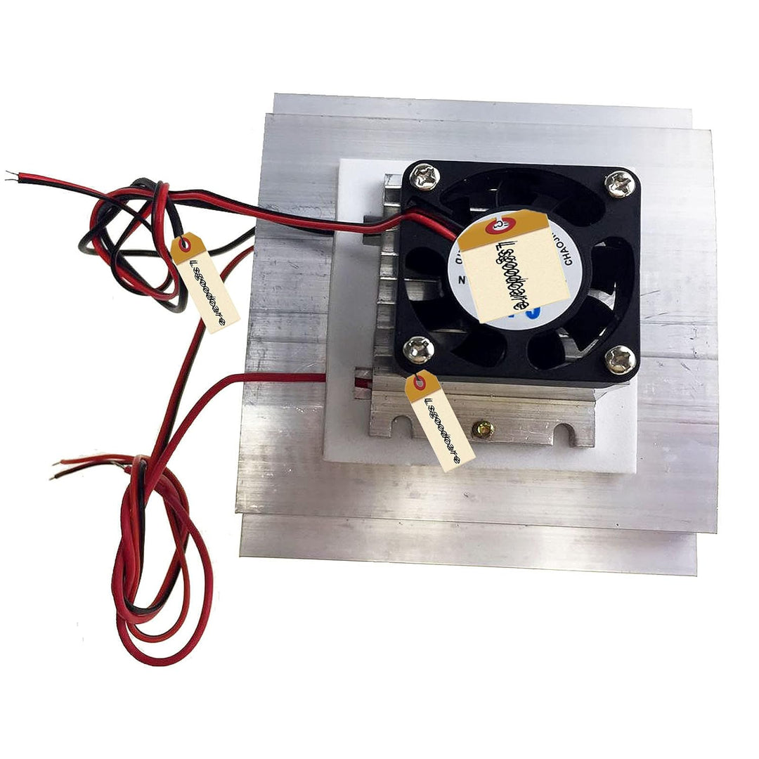 Lsgoodcare DIY Peltier Kühler Kit 12 Volt Halbleiter thermoelektrischer Kühler Peltier Kühlsystem TE