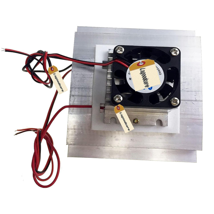 Lsgoodcare DIY Peltier Kühler Kit 12 Volt Halbleiter thermoelektrischer Kühler Peltier Kühlsystem TE