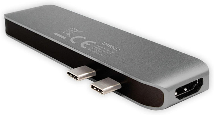 LogiLink 7-in-1 Multifunktions Hub (Type USB-C) mit PD (Power Delivery), Aluminium-Legierung, UA0302
