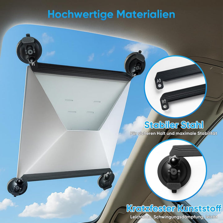 Starlink Mini Saugnapfhalterung, Tragbarer, Starlink Mini Mount Zubehör, für Autofenster Sonnendäche