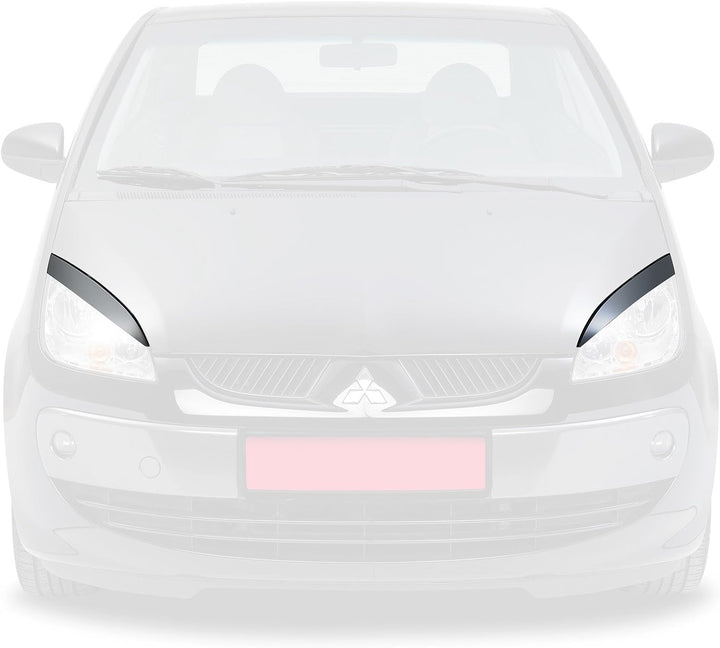 CSR-Automotive Scheinwerferblenden Kompatibel mit/Ersatz für Mitsubishi Colt CZC, Z30 SB154
