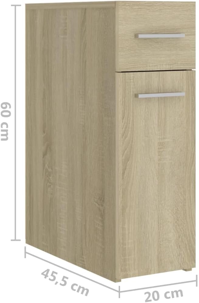 vidaXL Apothekerschrank Nischenschrank Nischenregal Miniregal Schrankchen Küchenschrank Standschrank