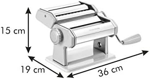 Tescoma Nudelmaschine, Plastik, gelb/Silber/weiss, 21 x 14 x 19.5, Assorted