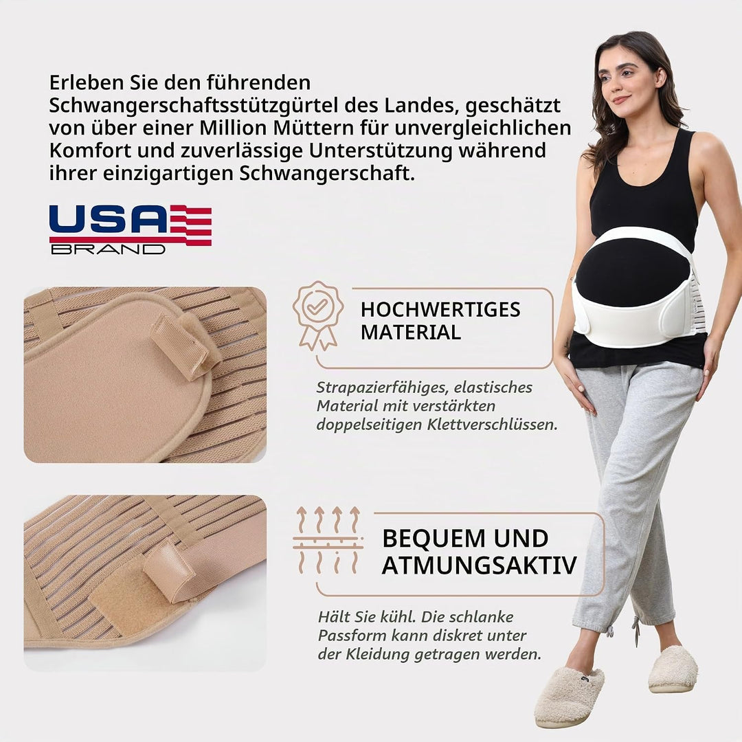 NEOtech Care - Bauchgurt für die Schwangerschaft - stützt Taille, Rücken &amp; Bauch - Schwangerschaftsg