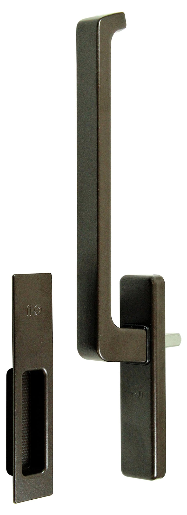 SN-TEC GU Schiebetür Drehgriff DIRIGENT 934/937 (9-29519 01B) mit Unterbau 6432, Links und Rechts ve