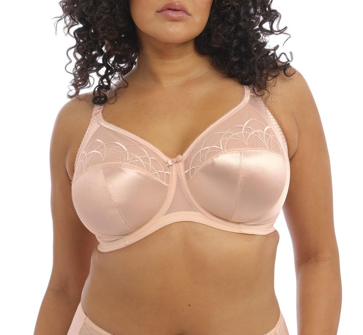 ELOMI Damen Cate Underwire Banded Full Cup Bra BH, Durchsichtig (34) 34HH Latte, (34) 34HH Latte