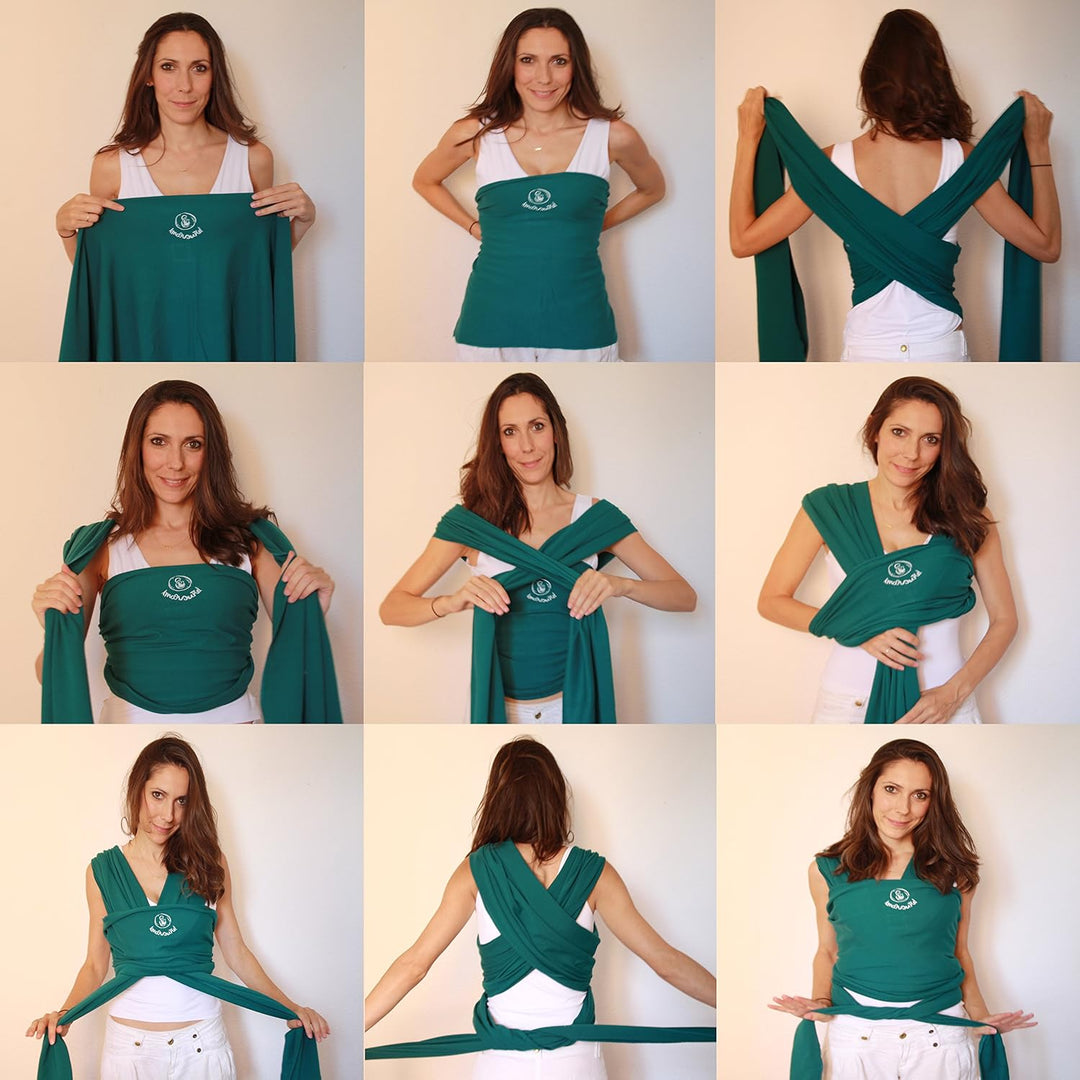 Amarsupiel|Elastisches, ergonomisches, sicheres und benutzerfreundliches Tragetuch | Babytrage für N
