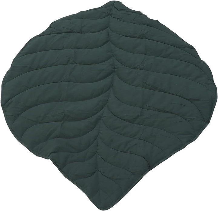 Baby-Baumwollspielmatte Kinderzimmerteppich Krabbelunterlage Blatttyp Bodenkissen Teppich Baby-Aktiv
